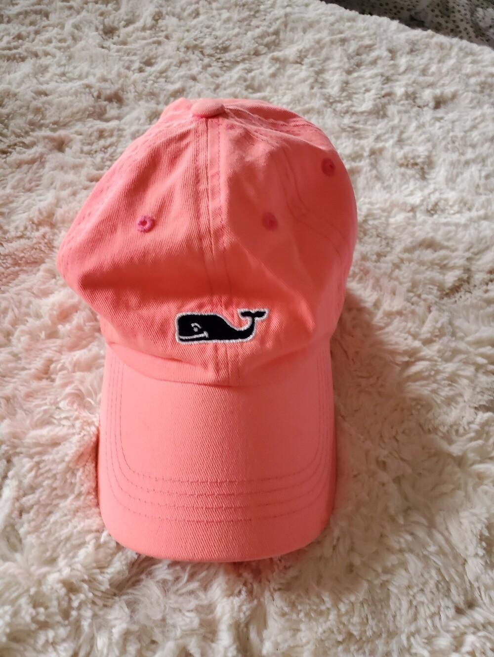 Vineyard Vines Pink Whale Baseball Cap